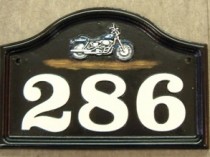 Lanark-Style Number Plaque